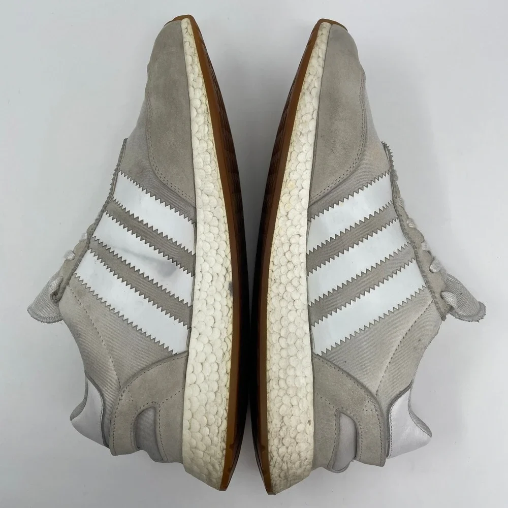 Adidas I-5923 Runner Mens 12 Crystal White Gum Boost Sneakers Comfy B42224‎ 2017